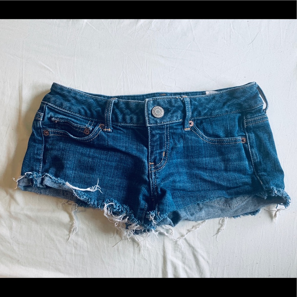American Eagle jean shorts size 0